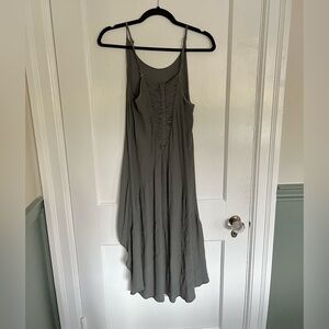 Cleobella Brown Low High Tunic with Macrame Back